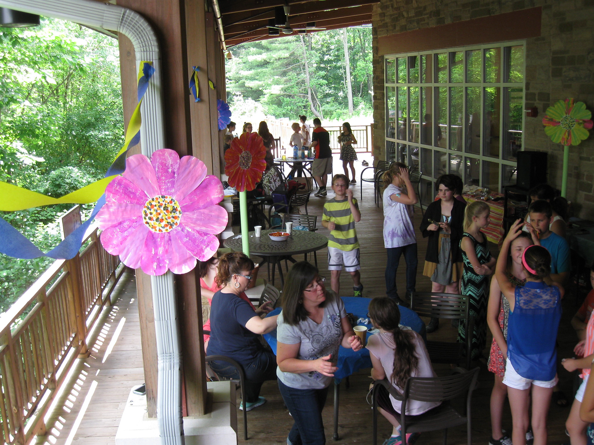 summer deck party